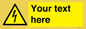WE3009: Custom electrical warning sign