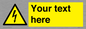 WE3009: Custom electrical warning sign