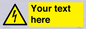 WE3009: Custom electrical warning sign