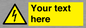 WE3009: Custom electrical warning sign