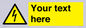 WE3009: Custom electrical warning sign