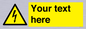 WE3009: Custom electrical warning sign
