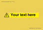 WE3009: Custom electrical warning sign