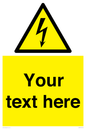 WE3009: Custom electrical warning sign