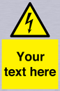 WE3009: Custom electrical warning sign