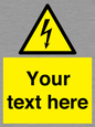WE3009: Custom electrical warning sign