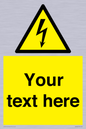 WE3009: Custom electrical warning sign