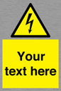 WE3009: Custom electrical warning sign