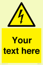 WE3009: Custom electrical warning sign