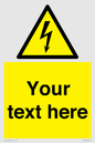 WE3009: Custom electrical warning sign