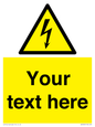 WE3009: Custom electrical warning sign