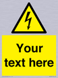 WE3009: Custom electrical warning sign