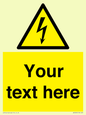 WE3009: Custom electrical warning sign