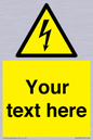 WE3009: Custom electrical warning sign