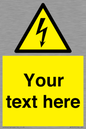 WE3009: Custom electrical warning sign