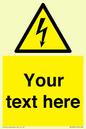 WE3009: Custom electrical warning sign