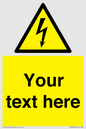 WE3009: Custom electrical warning sign