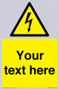WE3009: Custom electrical warning sign