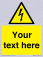WE3009: Custom electrical warning sign