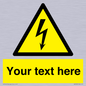 WE3009: Custom electrical warning sign