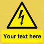 WE3009: Custom electrical warning sign