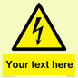 WE3009: Custom electrical warning sign