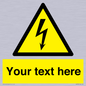 WE3009: Custom electrical warning sign