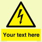 WE3009: Custom electrical warning sign