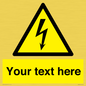 WE3009: Custom electrical warning sign