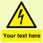 WE3009: Custom electrical warning sign