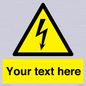 WE3009: Custom electrical warning sign