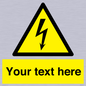 WE3009: Custom electrical warning sign