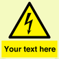 WE3009: Custom electrical warning sign