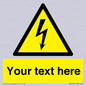 WE3009: Custom electrical warning sign