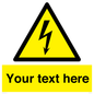 WE3009: Custom electrical warning sign