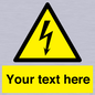 WE3009: Custom electrical warning sign