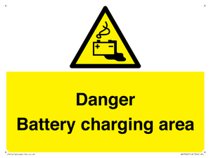 WE3560: Danger Battery charging area