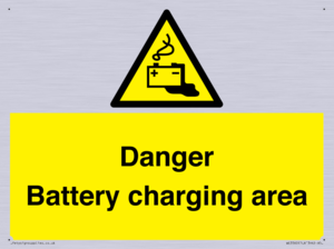 WE3560: Danger Battery charging area