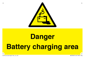 WE3560: Danger Battery charging area