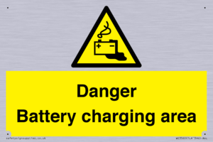 WE3560: Danger Battery charging area