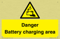 WE3560: Danger Battery charging area