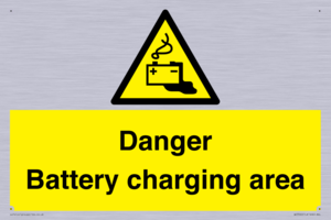 WE3560: Danger Battery charging area