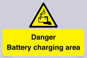 WE3560: Danger Battery charging area