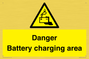 WE3560: Danger Battery charging area