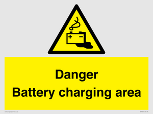 WE3560: Danger Battery charging area