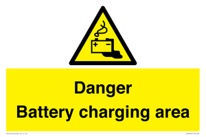 WE3560: Danger Battery charging area