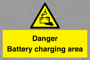 WE3560: Danger Battery charging area