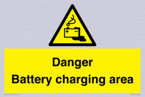 WE3560: Danger Battery charging area