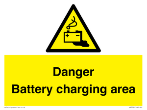 WE3560: Danger Battery charging area