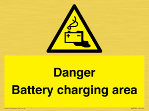 WE3560: Danger Battery charging area